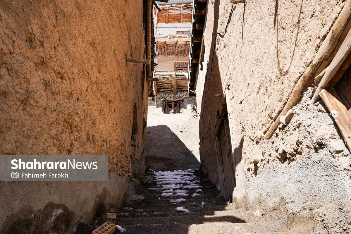 تصاویر؛ طبیعت زمستانی روستای کنگ 2