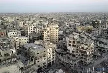 تصاویر؛ ویرانی گسترده در محله شیخ رضوان غزه 