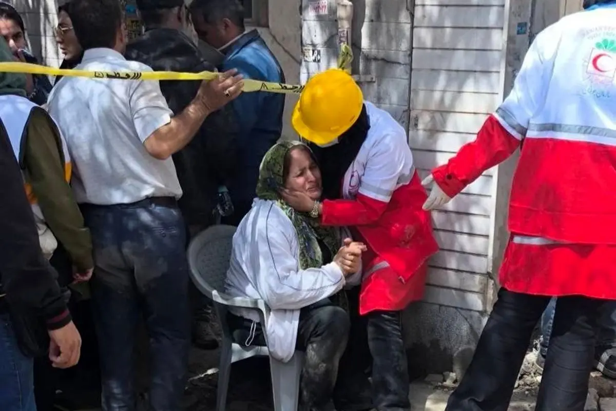 تصاویر؛ امدادرسانی هلال احمر به مردم پایتخت