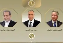 جزئیات تماس تلفنی وزیر خارجه مصر با عراقچی و ویتکاف 
