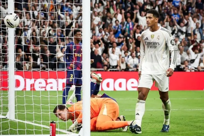 رکورد جود بلینگام بعد از گلزنی در الکلاسیکو