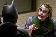 تصویری جالب از جوکر و بتمن در پشت صحنه فیلم شوالیه تاریکی