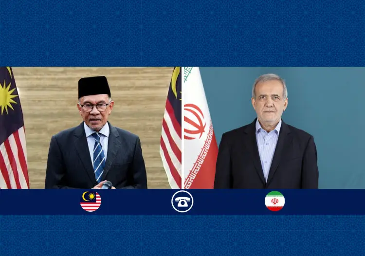 پزشکیان، نخست وزیر مالزی را به تهران دعوت کرد
