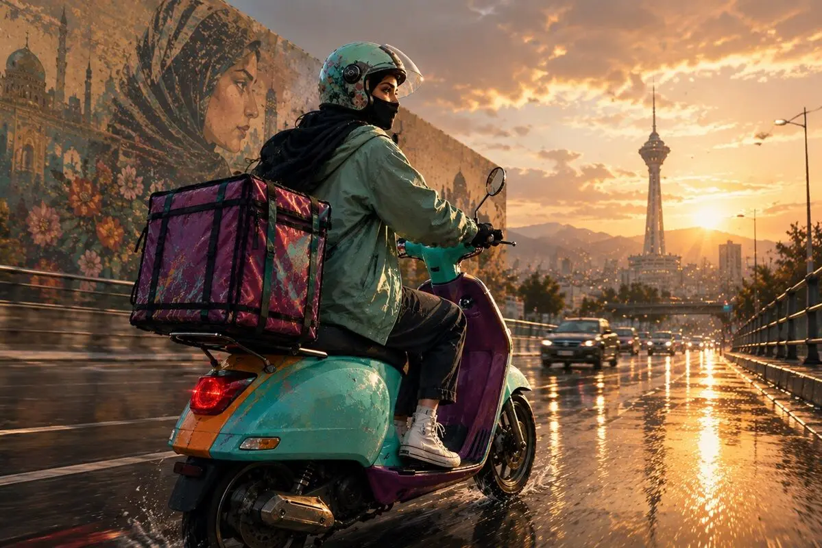 زندگی روی دو چرخ؛ زنان پیک موتوری چطور امرار معاش می‌کنند؟