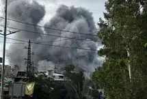 تصاویر؛ حمله اسرائیل به النبطیه در جنوب لبنان