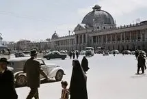 سردر میدان توپخانه در دوره ناصرالدین شاه