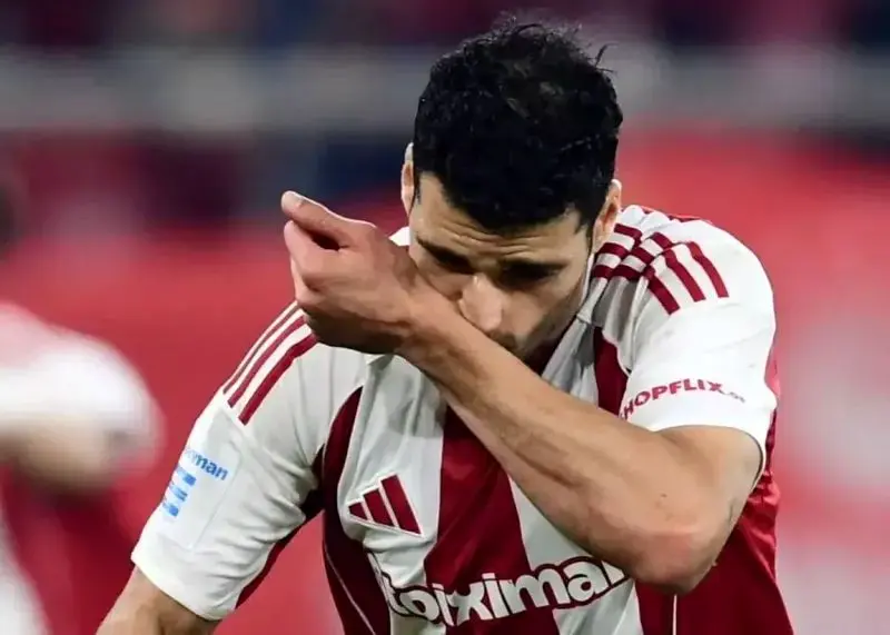 مهدی طارمی امید المپیاکوس در بازی حساس سوپرجام یونان