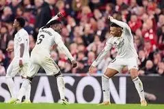 باخت ۰-۳ اتلتیک مقابل رئال مادرید؛ درخشش پایان‌ناپذیر امباپه