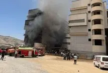 آتش‌سوزی در بیمارستان نیایش خرم‌آباد/ انفجاری در کار نبود