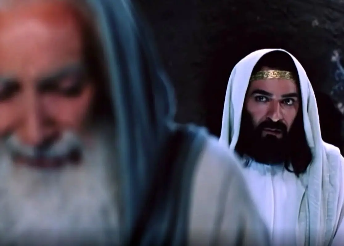 «جبرئیل» سریال یوسف پیامبر در 29 سالگی در کنار همسرش؛ سال 70 