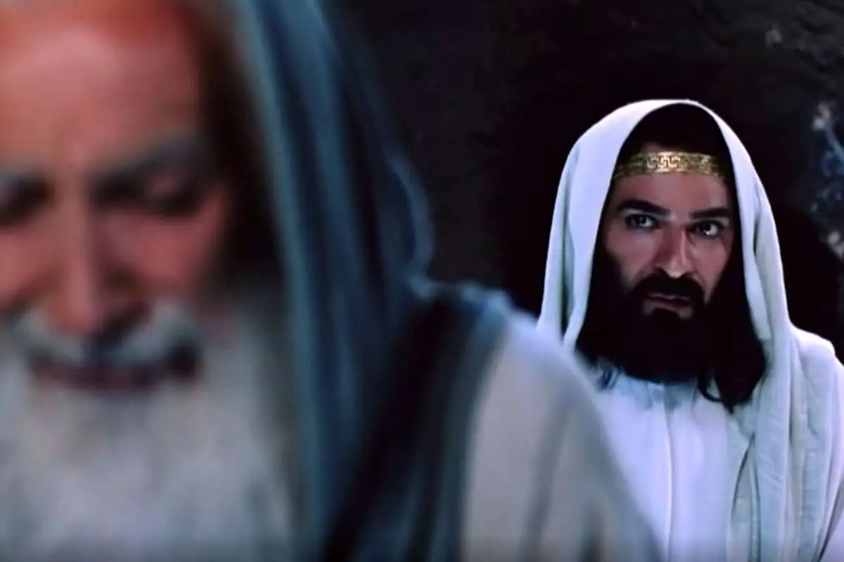 «جبرئیل» سریال یوسف پیامبر در 29 سالگی در کنار همسرش؛ سال 70 