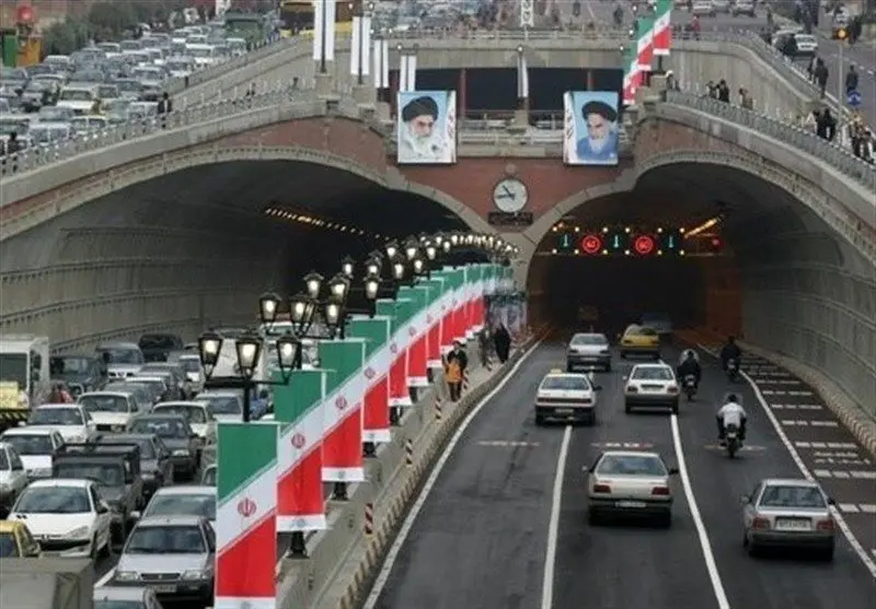 هر دو مسیر این تونل در تهران امشب مسدود است