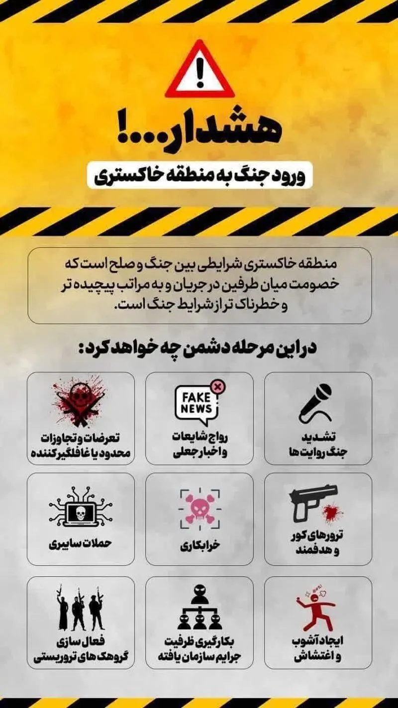 اقدامات دشمن بعد از جنگ