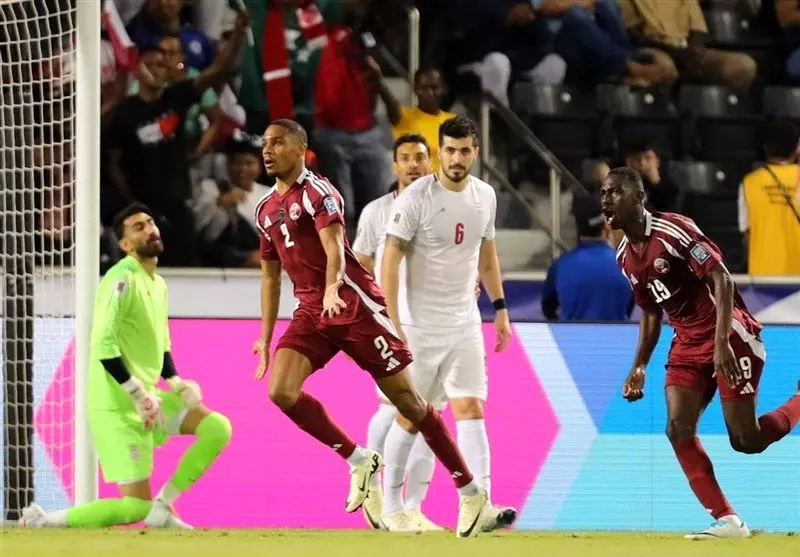 شکست تیم ملی ایران برابر قطر با اخراج بدموقع

