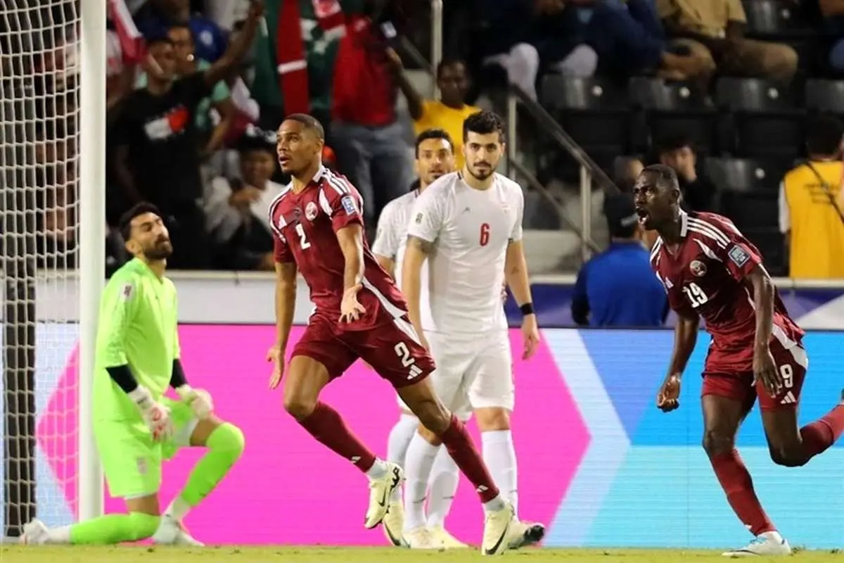 شکست تیم ملی ایران برابر قطر با اخراج بدموقع