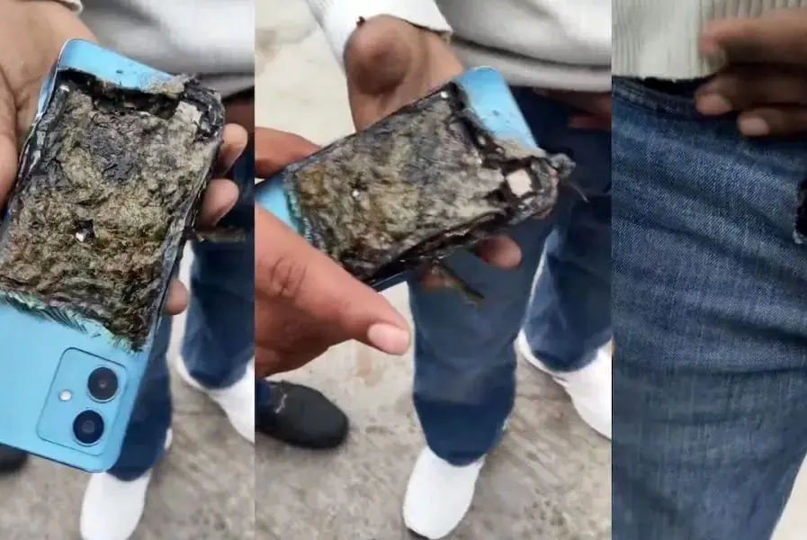 آتش‌سوزی ناگهانی گوشی موتورولا در جیب یک کاربر