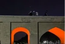 همنشینی ماه و زهره و عطارد بر فراز پل مارنان