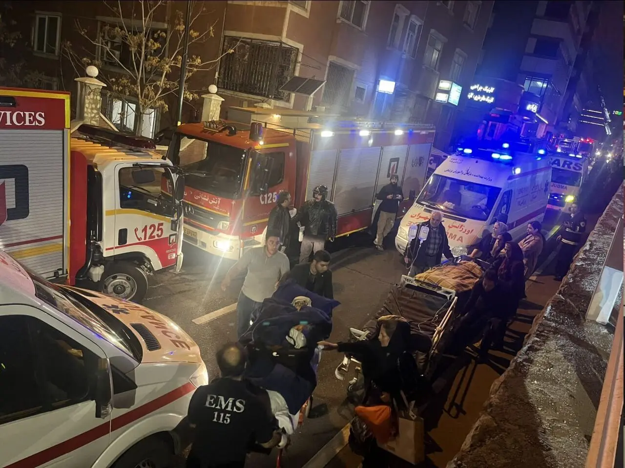 تصاویری از بیمارستان گاندی تهران پس از حمله