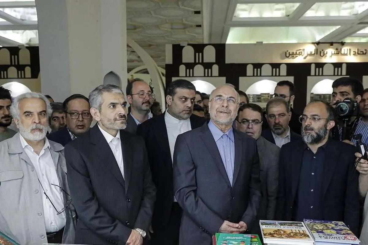تصاویر؛ بازدید قالیباف از نمایشگاه بینالمللی کتاب