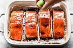 یک روش خاص برای مزه‌دار کردن ماهی 