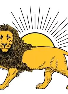 فراز و فرود شیر و خورشید بر پرچم ایران