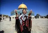 ببینید؛ جشن سالروز میلاد پیامبر(ص) در مسجد الاقصی