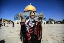 ببینید؛ جشن سالروز میلاد پیامبر(ص) در مسجد الاقصی