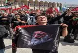  شعار علیه سازشگر در مصلی تهران