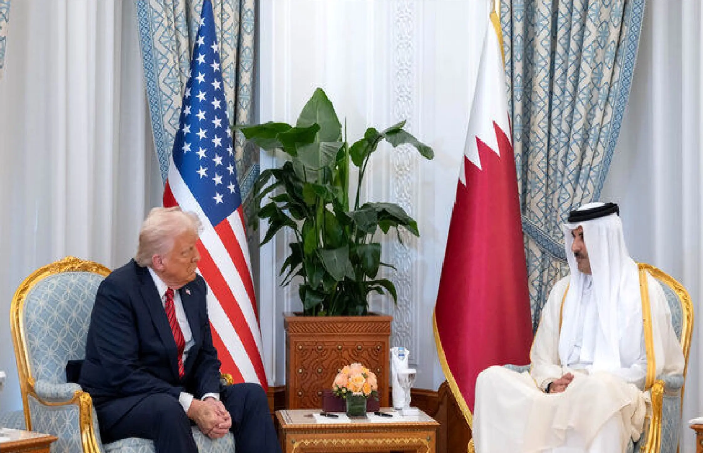 گفتگوی تلفنی ترامپ با امیر قطر
