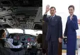 خلبانی هواپیما توسط پادشاه و ملکه تایلند