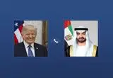  گفتگوی تلفنی ترامپ با رئیس امارات