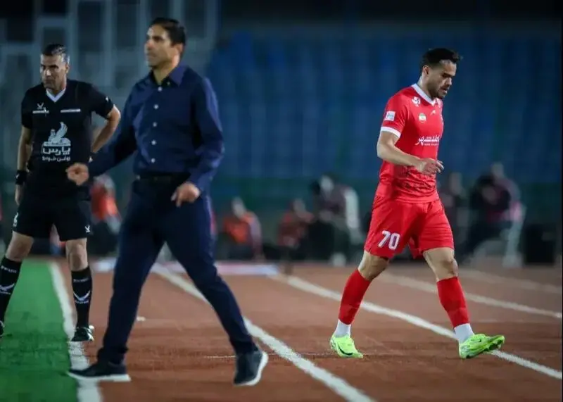 عصبانیت ستاره پرسپولیس از هاشمیان
