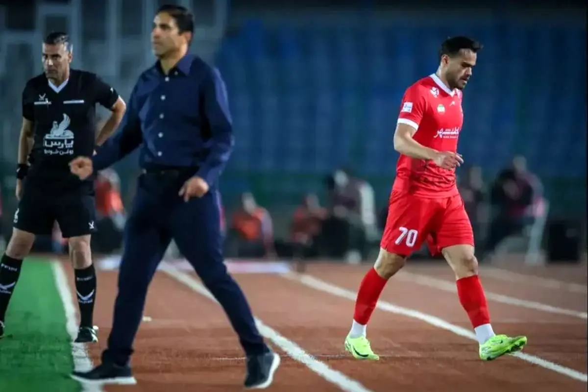 عصبانیت ستاره پرسپولیس از هاشمیان