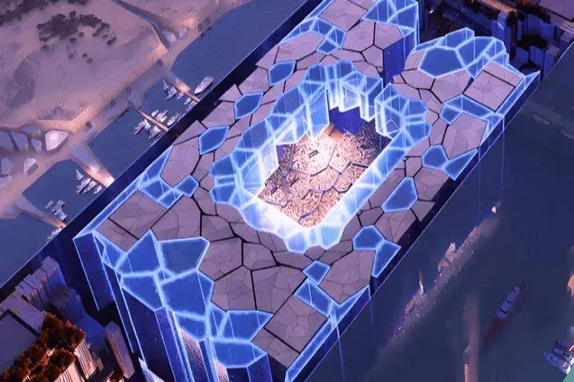 طرحی که جهان مهندسی را به چالش می‌کشد/ استادیوم خیالی عربستان