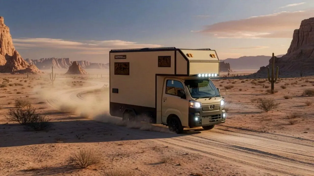 وقتی یک وانت کوچک تبدیل به هتل لوکس می‌شود!