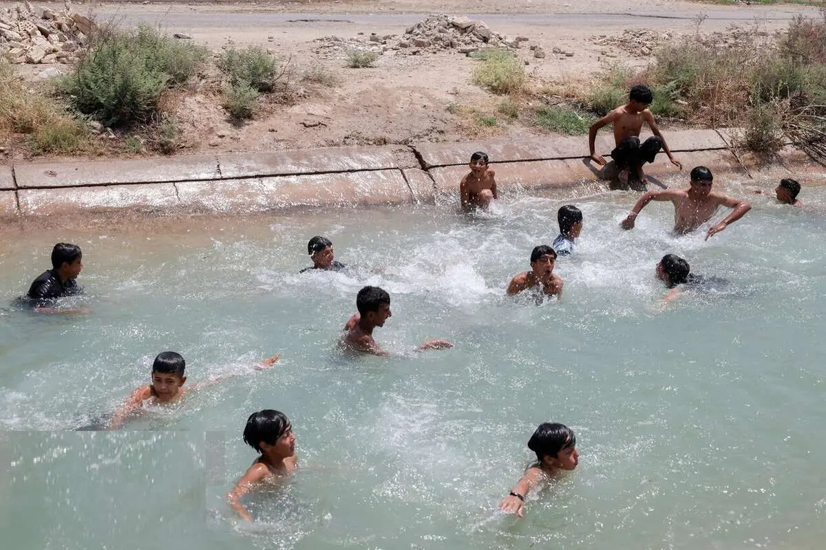 تصاویر؛ گرمای ۵۰ درجه در شوش و دزفول