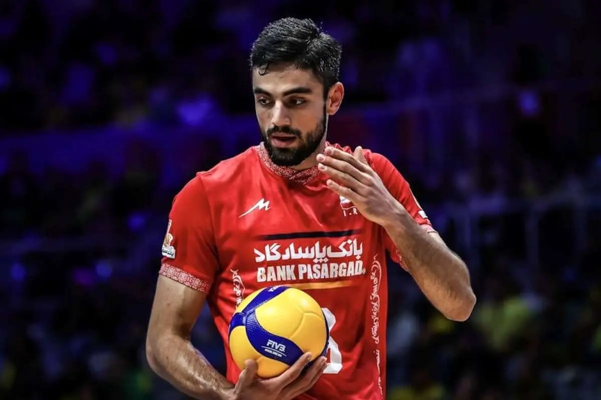 رونمایی از ستاره والیبال ایران مقابل چین