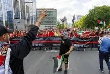 ببینید؛ پلیس هلند به حامیان غزه حمله کرد
