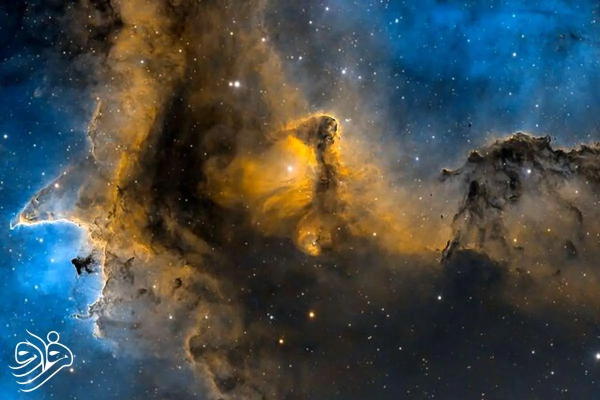 رازهای ستاره‌ای سحابی روح در قاب عکس روز ناسا