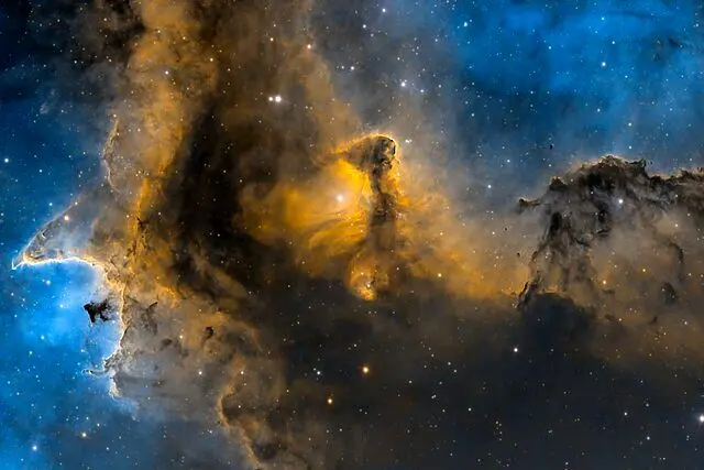 رازهای ستاره‌ای سحابی روح در قاب عکس روز ناسا