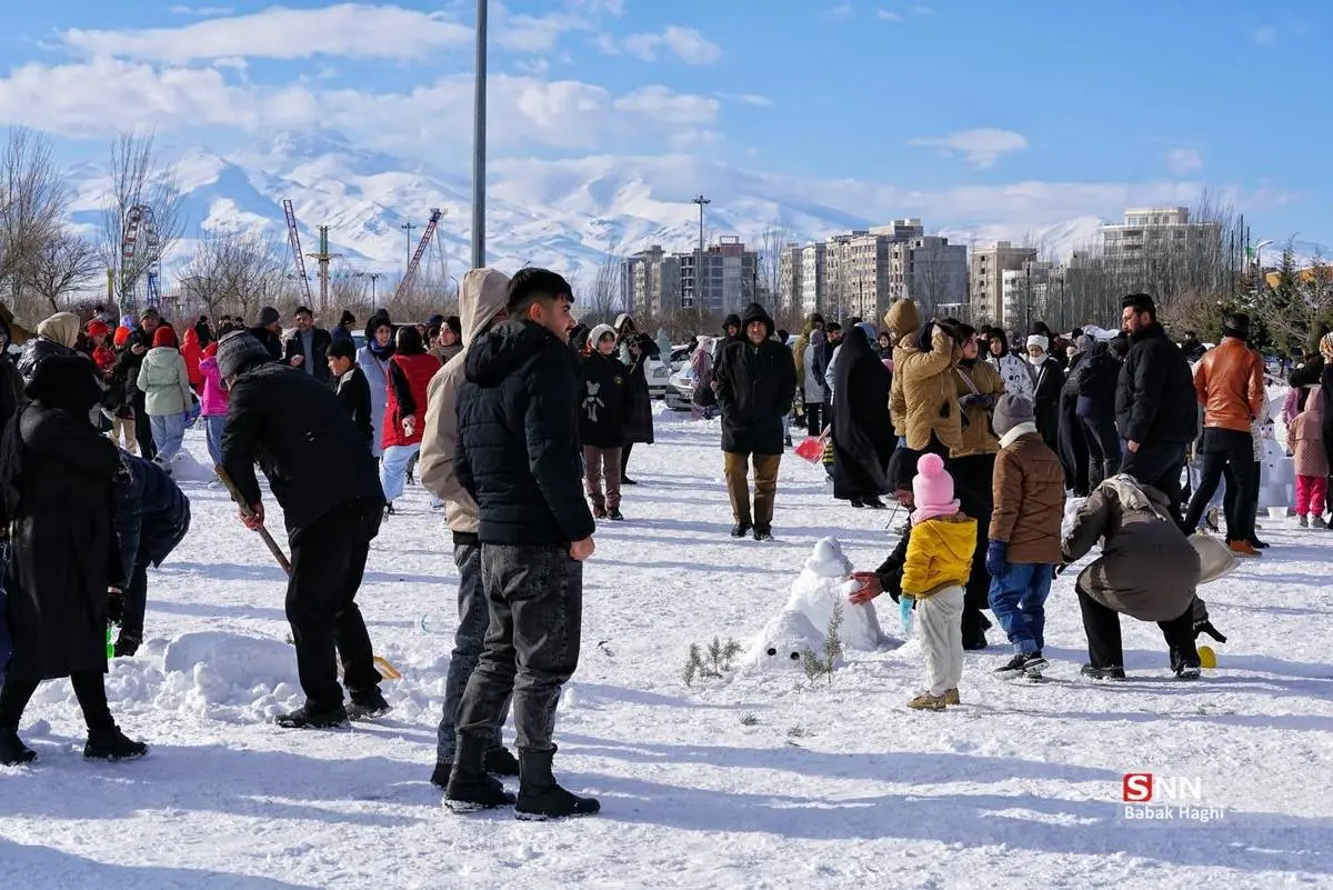 تصاویر؛ جشنواره آدم برفی در اردبیل 3