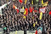 ببینید؛ حزب‌الله مراسم عاشورای حسینی را در ضاحیه بیروت برگزار کرد