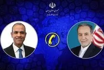 گفتگوی تلفنی وزرای امور خارجه ایران و مصر