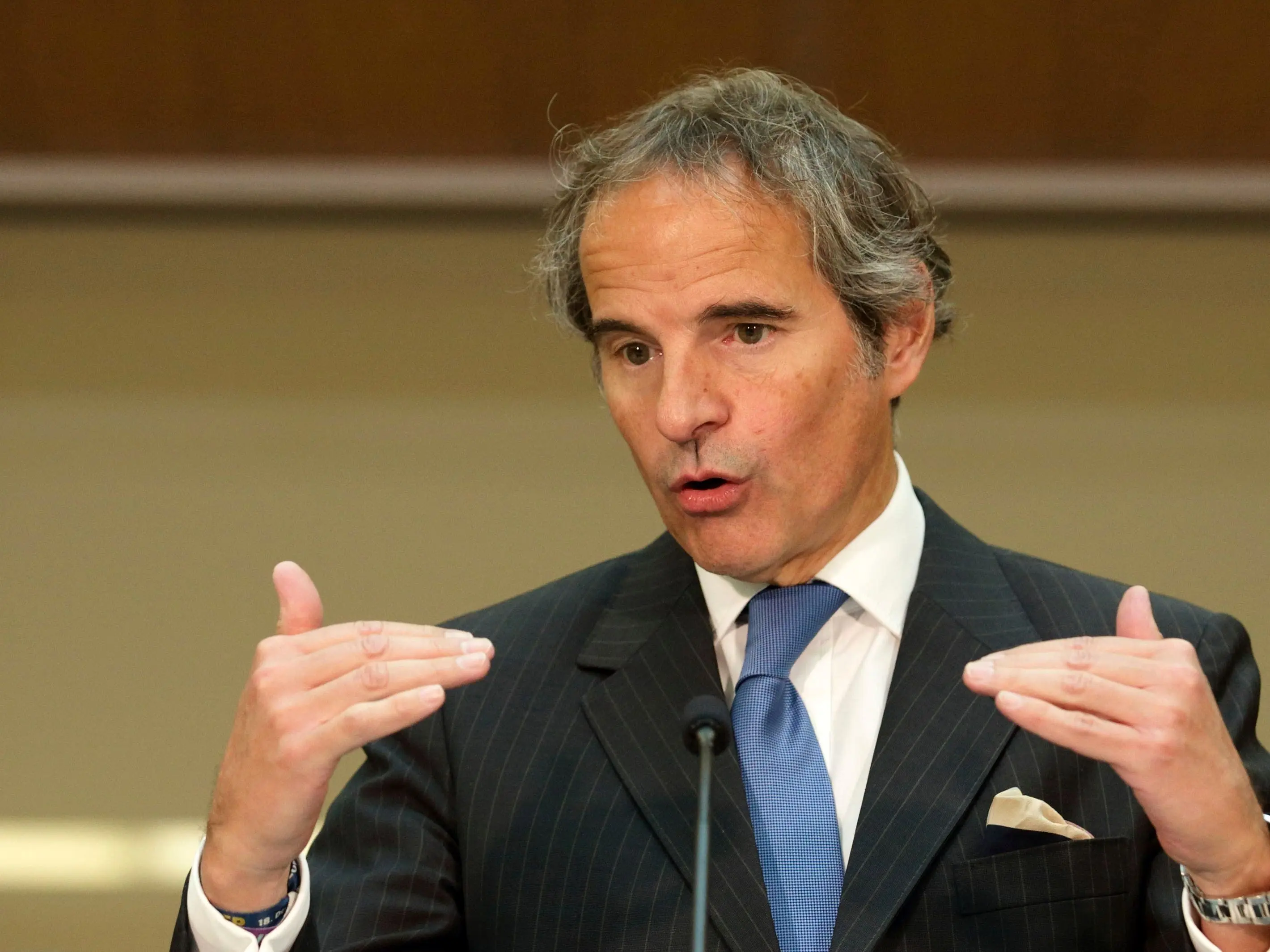 گروسی: نشانه‌ای از برنامه سازمان‌یافته ایران برای ساخت سلاح هسته‌ای ندیدیم
