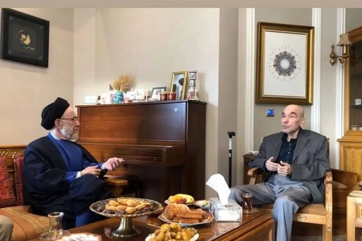 دیدار سید محمد خاتمی با رضا داوری اردکانی