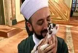 ببینید؛ گربه مهمان ناخوانده اذان در یک مسجد