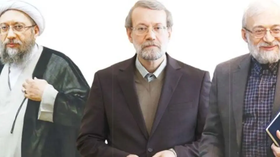 تصویری قدیمی از پدر برادران لاریجانی