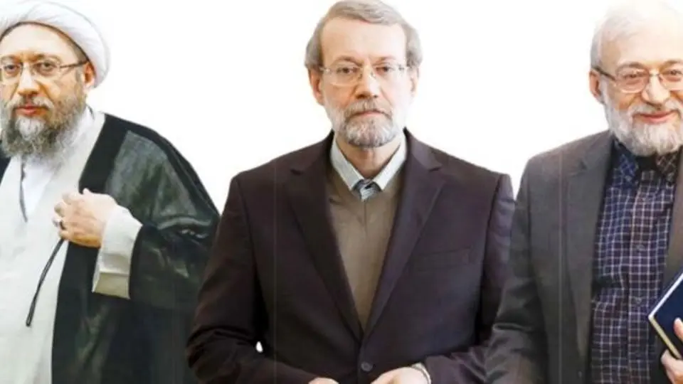تصویری قدیمی از پدر برادران لاریجانی