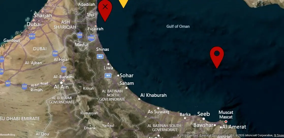 جزئیات دو حادثه دریایی در نزدیکی عمان و امارات