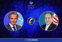 گفتگوی تلفنی عراقچی با گروسی